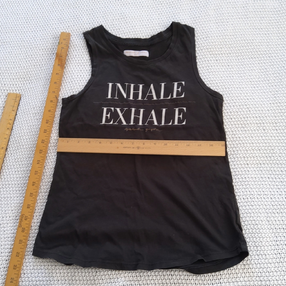 Sleeveless Spiritual Gangster Graphic Tank Top Small Good Black Fade